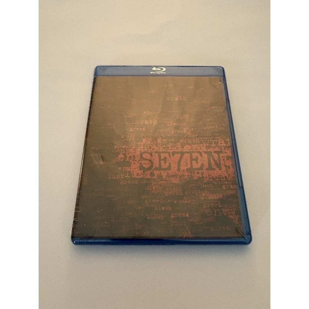Seven (Blu-ray, 1995) Sealed, NEW Movie - Brad Pitt - Morgan Freeman - Horror